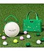 Color:Candy Multi - Image 6 - Sam Icon Astroturf Golf Fabric Small Tote Bag