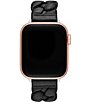 Color:Black - Image 4 - Women's Black Leather 38/40/41mm Strap for Apple Watch®