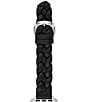 Color:Black - Image 2 - Women's Black Leather 38/40/41mm Strap for Apple Watch®