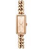 Color:Rose Gold - Image 1 - Women's Rosedale Three-Hand Rose Gold-Tone Stainless Steel Bracelet Watch