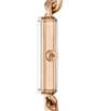 Color:Rose Gold - Image 2 - Women's Rosedale Three-Hand Rose Gold-Tone Stainless Steel Bracelet Watch