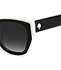 Color:Black - Image 2 - Yolanda Square Sunglasses