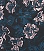 Color:Ink Soft Blush - Image 6 - Floral Print Strapless Front Slit Peplum Gown