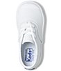 Color:White - Image 4 - Kids' Champion Leather Cap-Toe Sneakers (Infant)