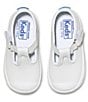 Color:White - Image 5 - Girls' Champion T-Strap Sneakers (Infant)