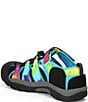 Color:Black/Rainbow Tie Dye - Image 3 - Kids' Newport H2 Water-Friendly Sandals (Youth)
