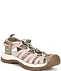 Color:Taupe/Coral - Image 1 - Women's Waterfront Whisper Day Sandals