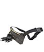 Color:Black - Image 2 - Charlie Quilted Leather Belt Bag