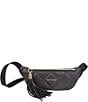 Color:Black - Image 1 - Charlie Quilted Leather Belt Bag