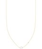 Color:White Pearl - Image 1 - Cathleen 14K Yellow Gold Short Pearl Pendant Necklace