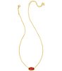 Color:Berry Opal - Image 2 - Elisa Gold Opal Pendant Necklace