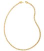 Color:Gold/CZ - Image 1 - Larsan Crystal Tennis Collar Necklace