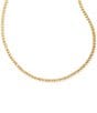 Color:Gold/CZ - Image 2 - Larsan Crystal Tennis Collar Necklace