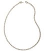 Color:Silver/CZ - Image 1 - Larsan Crystal Tennis Collar Necklace