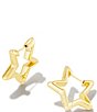 Color:Gold - Image 1 - Star Huggie Hoop Earrings
