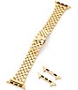 Color:Gold - Image 2 - Women's Alex 5 Link Gold Stainless Steel Bracelet Apple Watch Band