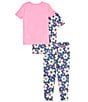 Color:Multi - Image 2 - Little/Big Girls 4-12 3-Piece Pajama Set