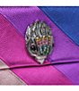 Color:Multi - Image 4 - Kensington Metallic Rainbow Stripe XXL Shoulder Bag