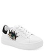 Color:White - Image 1 - Girls' Mini Laney Eye Lace -Up Sneakers (Toddler)