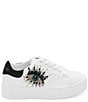 Color:White - Image 2 - Girls' Mini Laney Eye Lace -Up Sneakers (Toddler)