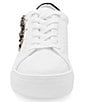 Color:White - Image 5 - Girls' Mini Laney Eye Lace -Up Sneakers (Toddler)