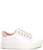 Color:White - Image 2 - Girls' Mini Liviah Leather Sneakers (Toddler)
