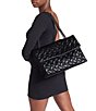 Color:Black - Image 4 - Kensington Drench Quilted XXL Shoulder Bag