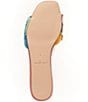 Color:Multi/Denim - Image 6 - Kensington Flat Rainbow Denim Sandals