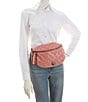 Color:Pink - Image 4 - Kensington Quilted Leather Belt Bag