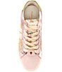 Color:Pink - Image 5 - Kensington Woven Metallic Cupsole Platform Sneakers