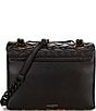 Color:Black - Image 2 - Large Quilted Kensington Long Flap Shoulder Bag