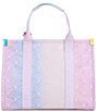 Color:Lilac - Image 2 - Lilac Rainbow Southbank Tote Bag