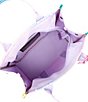 Color:Lilac - Image 3 - Lilac Rainbow Southbank Tote Bag