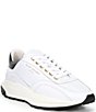 Color:White - Image 1 - Men's Gaspar Retro Leather Sneakers
