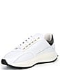 Color:White - Image 6 - Men's Gaspar Retro Leather Sneakers