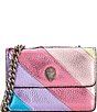 Color:Multi - Image 1 - Micro Metallic Rainbow Kensington Crossbody Bag