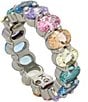 Color:Multi - Image 2 - Pastel Cubic Zirconia Stone Band Ring