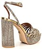 Color:Bronze - Image 2 - Pierra Glitz Rhinestone Platform Sandals