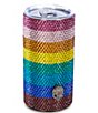 Color:Multi - Image 1 - Rainbow Crystal Can Tumbler Cup