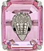Color:Pink - Image 1 - Signature Eagle Gem Stone Cocktail Ring