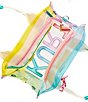 Color:Multi - Image 3 - Vinyl Mini Kensington Rainbow Shimmer Southbank Crossbody Tote Bag