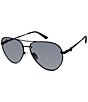 Color:Black - Image 1 - Women's KGL1002 Shoreditch 60mm Aviator Sunglasses