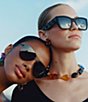Color:Black - Image 3 - Women's KGL1002 Shoreditch 60mm Aviator Sunglasses