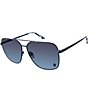 Color:Dark Blue - Image 1 - Women's KGL1003 Shoreditch Navigator 61mm Square Sunglasses