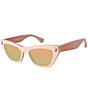 Color:Light Pink - Image 1 - Women's KGL1006 Shoreditch Small 51mm Cat Eye Sunglasses