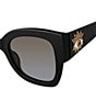 Color:Black - Image 3 - Women's KGL1012 Eye Square 51mm Butterfly Sunglasses