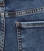 Color:Commendatory - Image 4 - Charlotte High Rise Wide Leg Culottes Stretch Denim Jeans