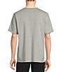 Color:Gray Heather - Image 2 - Carefree Unshrinkable Traditional Fit Short Sleeve Henley T-Shirt