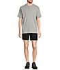 Color:Gray Heather - Image 3 - Carefree Unshrinkable Traditional Fit Short Sleeve Henley T-Shirt