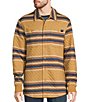 Color:Barley Multi - Image 1 - Quilted Snap Overshirt